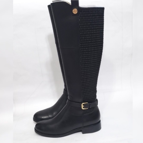 Cole Haan Galina Leather Riding Boots Black Size 7.5 - Picture 7 of 10